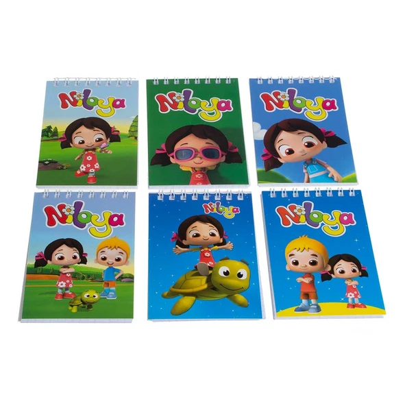 Keskin Color A7 Niloya 42 Yaprak Spiralli Bloknot 140100-89 (48 Li Paket) ürün görseli 1