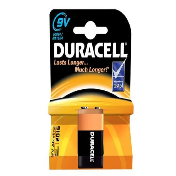 Duracell Alkalin 9 Volt Pil Tekli 1507158270 ürün görseli 1