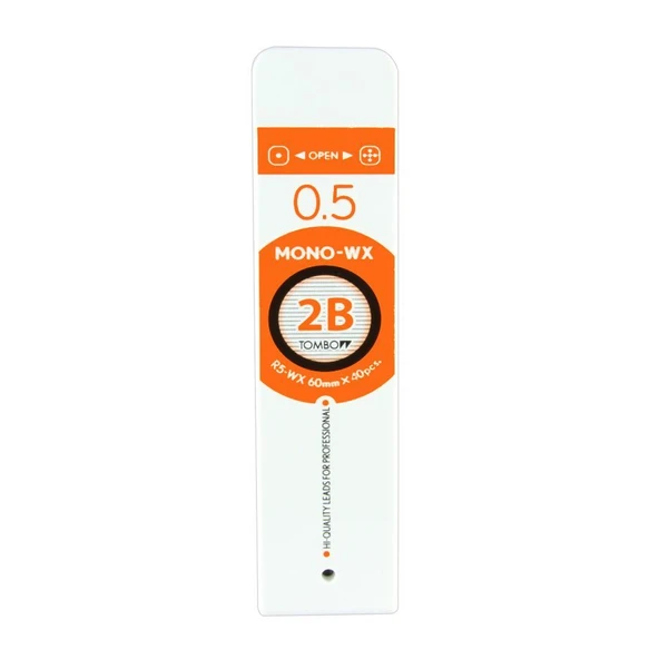 Tombow Min Versatil Kalem Ucu Mono T-R5-Wx 2B 0.5 Mm (10 Tüp) ürün görseli 1