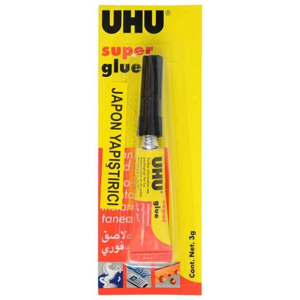 Uhu Süper Glue 3 Gram Sıvı Japon Yapıştırıcı Uhu42400 ürün görseli 1