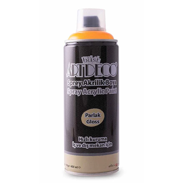 Artdeco 250 Akrilik Sprey Boya 400 Ml Turuncu ürün görseli 1