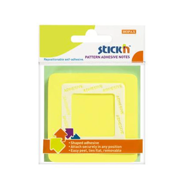 Hopax Stickn 21541 Yapışkanlı Not Kağıdı Kare Şekilli 50 Yaprak 70X70 Mm Sarı ürün görseli 1