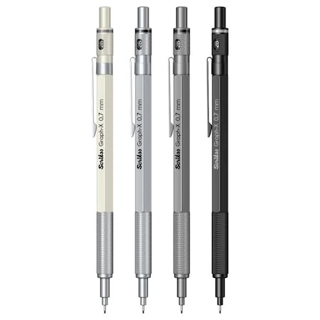Scrikss Versatil Kalem Graph-X 0,7 Mm Metal Renkler 8690187386206 Karışık Renklerde ürün görseli 1