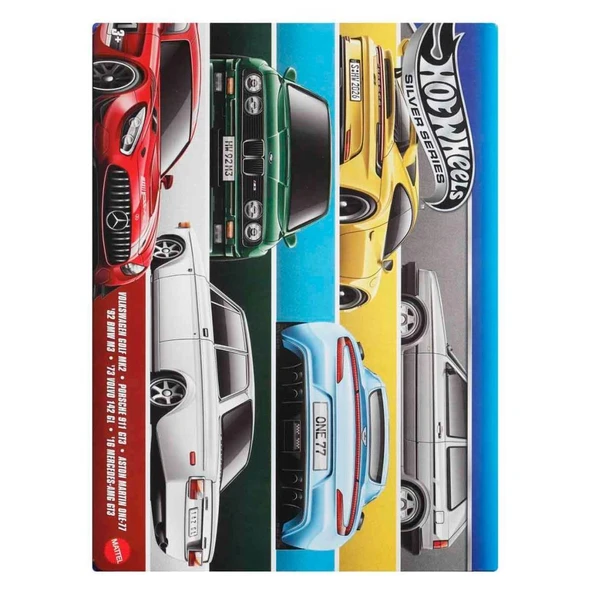 Hot Wheels Silver Serisi Euro Style 6'lı Paket Model Araba ürün görseli 1