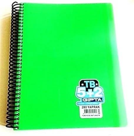 Gıpta Tb Ayraçlı Defter Pp Kapak A-4 280 Yaprak ürün görseli 1