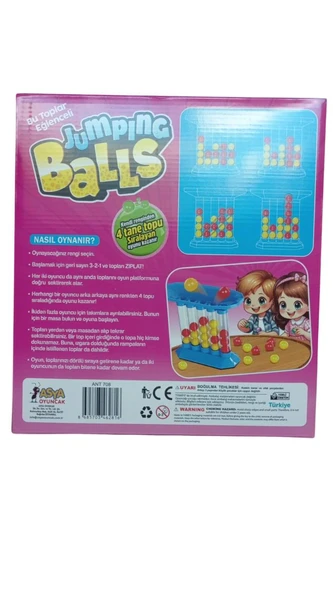 Asya Oyuncak Jumping Balls Kutu Oyunu Ant708 - Resim 2