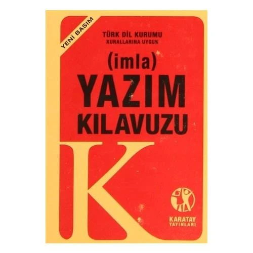 4E Karatay Yazım Klavuzu 2013 Plastik Kapak 153-08-2805 ürün görseli 1