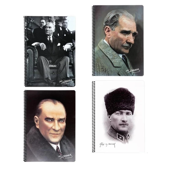 Keskin Color A6 Bloknot Spiralli Ata Plastik Kapak Çizgili 80 Yaprak 140309-99 (36 Lı Paket) ürün görseli 1