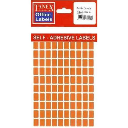 Tanex Ofc-107 Ofis Etiketi Fosforlu Kırmızı 1075305 ürün görseli 1