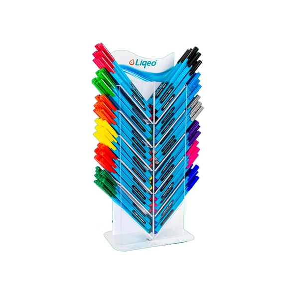 Ligeo Athens F-8027-240 Fineliner Keçe Uç Kalem 0.4 Mm 240 Lı Karışık Stand ürün görseli 1