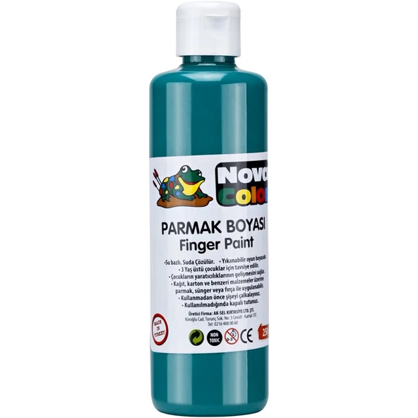 Nova Color Nc-444 Parmak Boyası 250 Gram Yeşil ürün görseli 1
