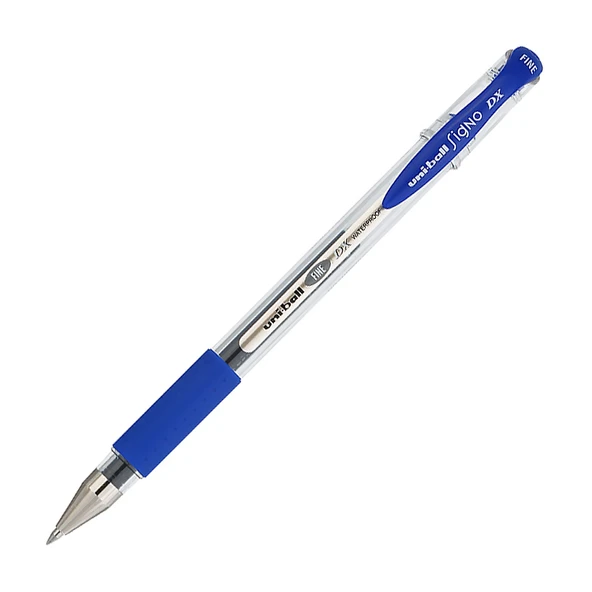 Uni-Ball Um-151 Roller Kalem Signo Dx Fine Jel Bilye Uç 0.7 Mm Mavi (12 Li Kutu) ürün görseli 1