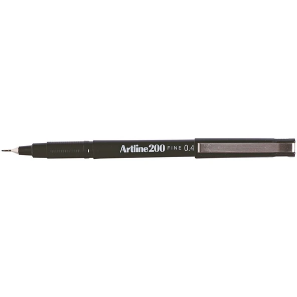 Artline Ek-200 Fineliner İnce Uçlu Keçeli Kalem 0.4 Mm Koyu Kahverengi (12 Li Kutu) ürün görseli 1