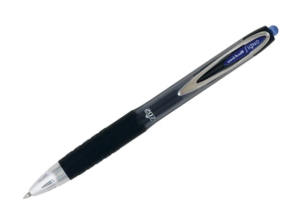 Uni-Ball Umn-207 Roller Kalem Signo 207 Micro Jel Mekanik 0.5 Mm Mavi (12 Li Kutu) ürün görseli 1
