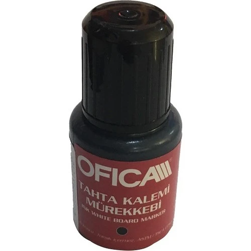 Ofica Fmm-05K Tahta Kalem Mürekkebi 20 Ml Kırmızı (12 Li Kutu) ürün görseli 1