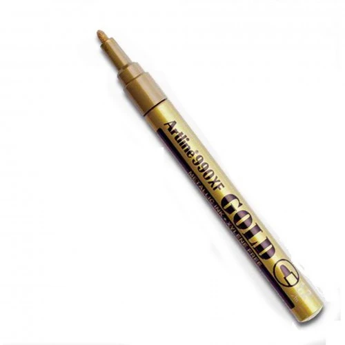 Artline Ek-990Xf Markör Kalem Yaldızlı Yuvarlak Uçlu 1.2 Mm Altın (12 Li Kutu) ürün görseli 1