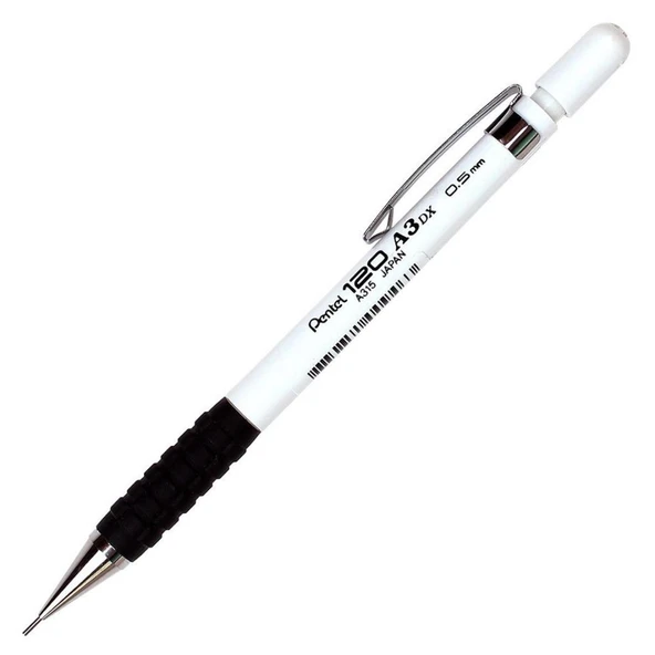 Pentel A315-Wx Versatil Kalem 120 A3Dx 0.5 Mm Beyaz (12 Li Kutu) ürün görseli 1