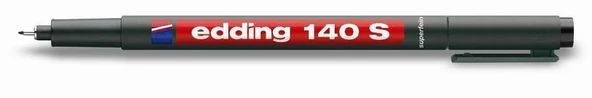 Edding 140S Asetat Kalemi Permanent S Seri 0.3 Mm Siyah (10 Lu Kutu) ürün görseli 1