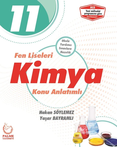 Palme Yayınevi Hazırlık 11. Sınıf Fen Liseleri Kimya Konu ürün görseli 1