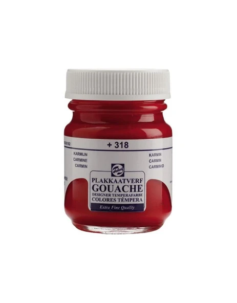 Talens 318 Guaj Boya 16 Ml Carmine (Kırmızı) (10 Lu Paket) ürün görseli 1