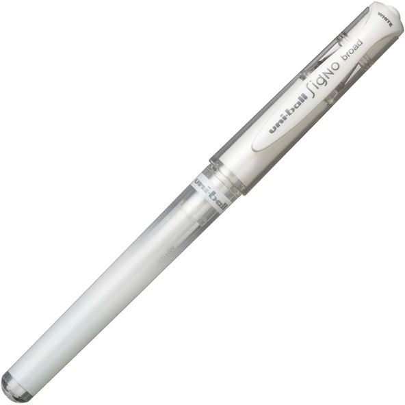 Uni-Ball Um-153 Roller Kalem Signo Broad Jel Bilye Uç Davetiye Kalemi 1.0 Mm Beyaz (12 Li Kutu) ürün görseli 1