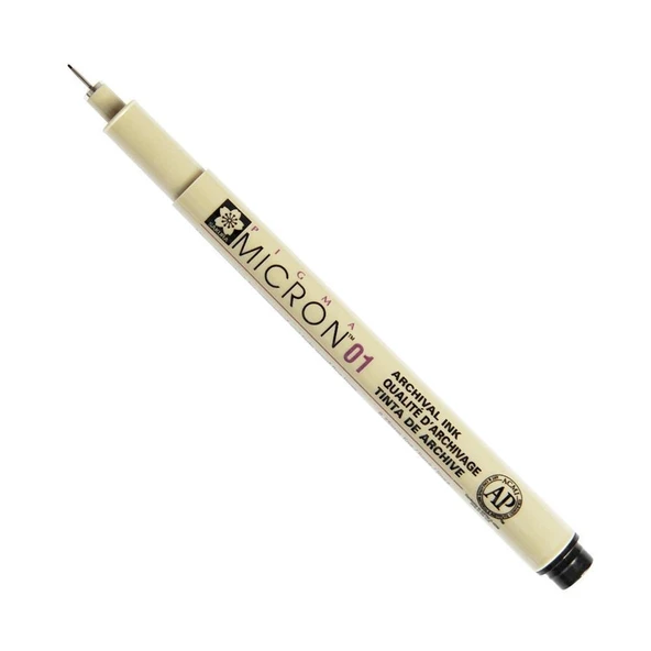 Sakura Bxsdk01-49 Pigma Micron 0.25 Mm Siyah 01 Çizim Kalemi (12 Li Kutu) ürün görseli 1