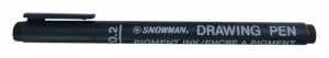 Snowman Ft-700D Teknik Çizim Kalemi Drawing Pen 0.2 Mm Siyah (12 Li Kutu) ürün görseli 1