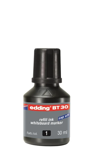Edding Bt30 Tahta Kalem Mürekkebi Damlalıklı 30 Ml Siyah (10 Lu Kutu) ürün görseli 1