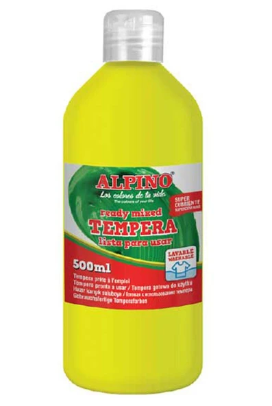 Alpino Tempera Suluboya 500 Ml Sarı Dm-000171 ürün görseli 1