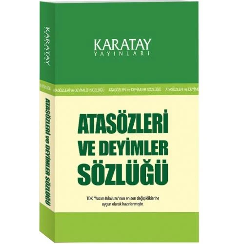 Karatay Atasözleri Ve Deyimler Sözlüğü 1.Hamur Karton Kapak ürün görseli 1