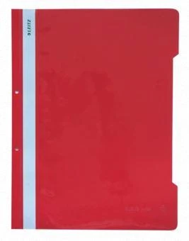 Leitz 4189 Telli Dosya A-4 Plastik Kırmızı 50 Li (1 Paket 50 Adet) ürün görseli 1