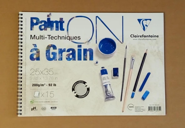 Esmo Paint-On A Grain 25X35 Cm Çizim Blok 200 Gr 15 Yaprak Pd966235 ürün görseli 1
