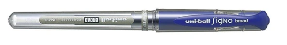 Uni-Ball Um-153 Roller Kalem Signo Broad Jel Bilye Uç İmza Kalemi 1.0 Mm Mavi (12 Li Kutu) ürün görseli 1