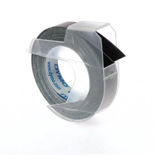 Dymo 3D Kabartma Şerit 9MMX3M Siyah S0898130 (10 Lu Paket) ürün görseli 1