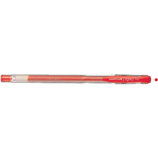 Uni-Ball Um-100 Roller Kalem Signo Fine Jel Bilye Uç 0.7 Mm Kırmızı (12 Li Kutu) ürün görseli 1