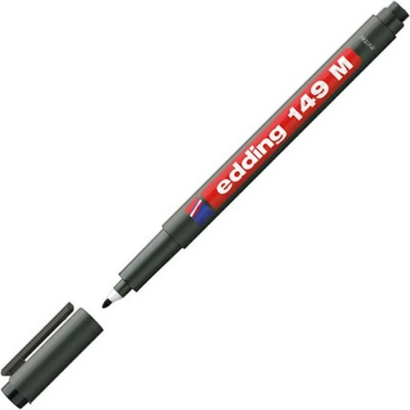 Edding 149M Asetat Kalemi Silgili Permanent M Seri 1 Mm Mavi (10 Lu Kutu) ürün görseli 1