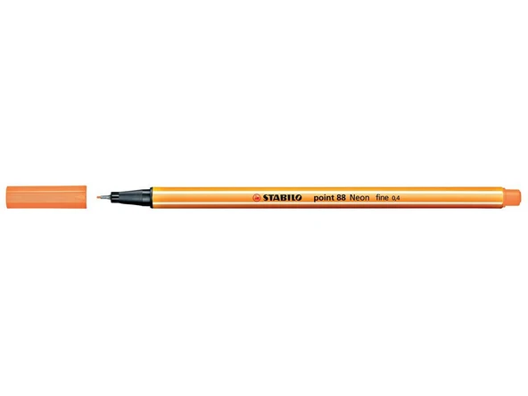 Stabilo 88/30 İnce Uçlu Keçeli Kalem 88 Point 0.4 Mm Açık Alev Kırmızısı (10 Lu Kutu) ürün görseli 1