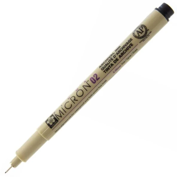 Sakura Bxsdk2-49 Pigma Çizim Kalemi Düz Kesik 0.30 Mm Siyah (12 Li Kutu) ürün görseli 1