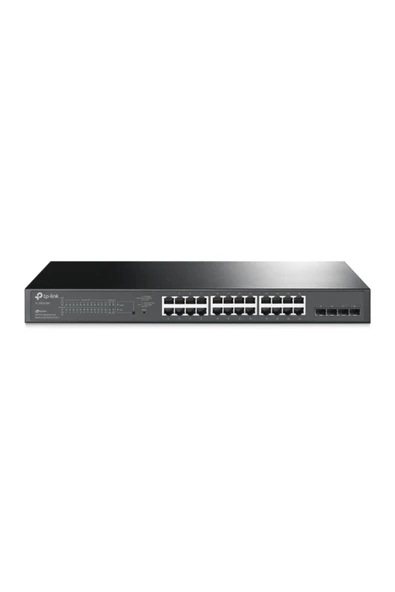 Tl-Sg2428P 24 Port 10-100-1000 Poe+ Switch 4 Port Sfp Çelik Kasa Rack Mount ürün görseli 1
