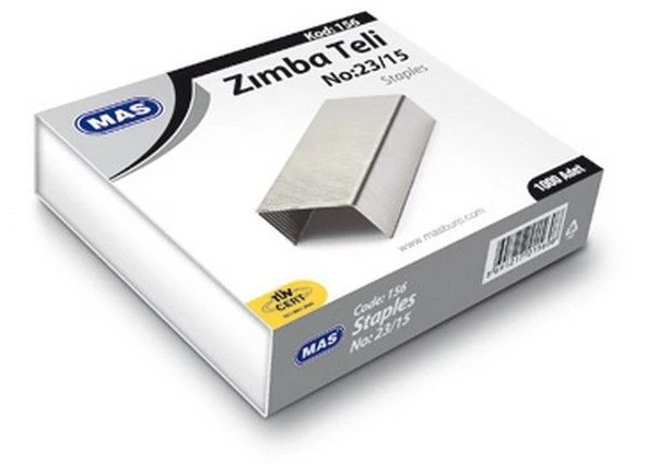 Mas 156 Zımba Teli Galveniz 23/15 (12 Paket) ürün görseli 1