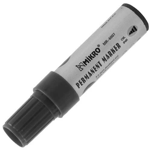 Mikro 6007 Markör Jumbo Permanent Kalem 7 Mm Siyah (12 Li Kutu) ürün görseli 1