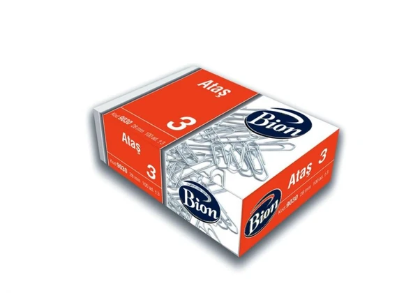 Mas Bion 9030 Ataş (Ataç) No:3 30 Mm (36 Paket) ürün görseli 1