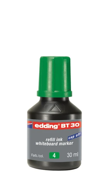 Edding Bt30 Tahta Kalem Mürekkebi Damlalıklı 30 Ml Yeşil (10 Lu Kutu) ürün görseli 1