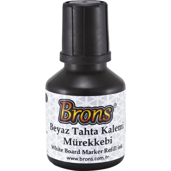 Brons Br-350 Tahta Kalem Mürekkebi 30 Cc Siyah (12 Li Kutu) ürün görseli 1
