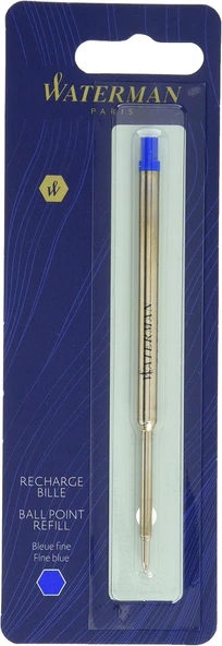 Waterman Tükenmez Kalem Yedeği Fine Mavi Tekli Bls W1964016 ürün görseli 1