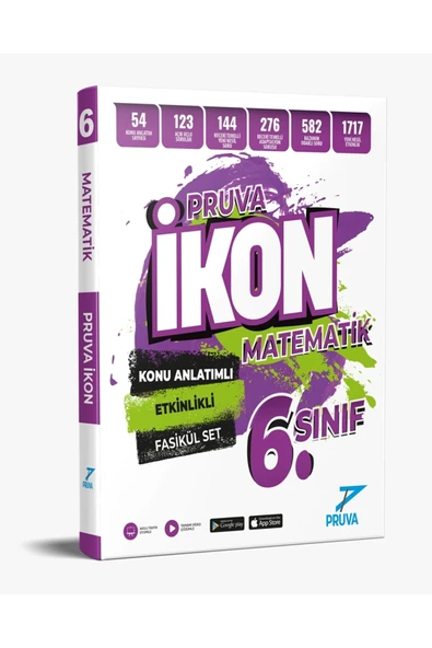 6.SINF MATEMATİK İKON KONU ANLATIMLI FASİKÜL SET ürün görseli 1