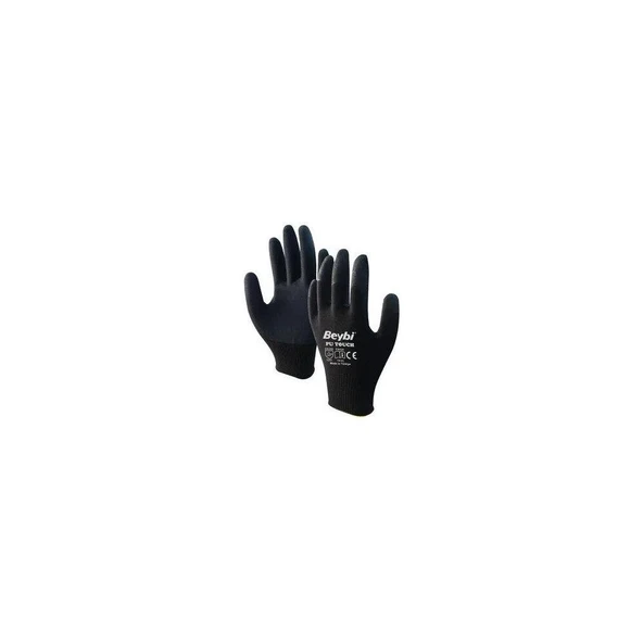 7 Beden Paket Poliüretan Kaplı Pu Touch Siyah Montaj Eldiven İş Eldiveni En388 3121X (12 Li Paket) ürün görseli 1
