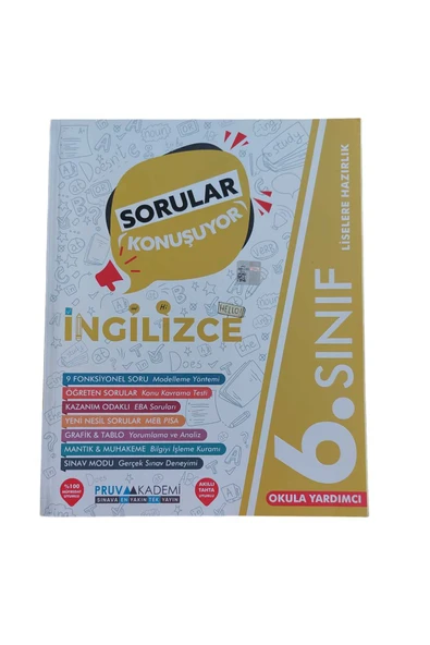 6.SINIF İNGİLİZCE SORULAR KONUŞUYOR ürün görseli 1