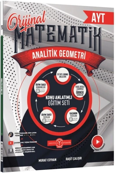 Orijinal Ayt Matematik Analitik Geometri Konu Anlatımlı Eğitim Seti ürün görseli 1