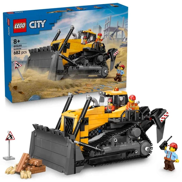 Lego 60466 City Sarı Buldozer ürün görseli 1